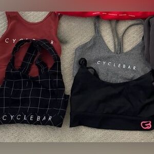 CycleBar 4x Sports Bras Bundle Set